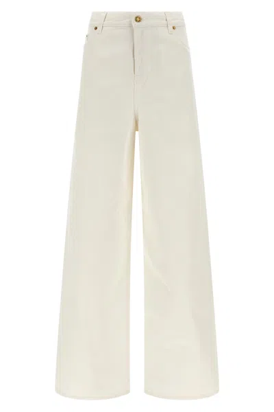 Golden Goose Melody Relaxed Boyfriend Jeans Mid Rise In Neutral