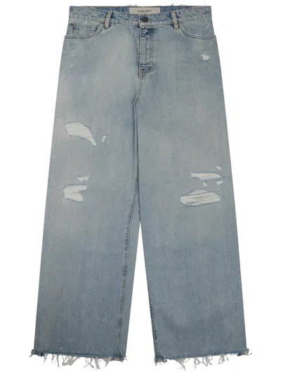 Golden Goose "melody Destroyed" Jeans In Blue