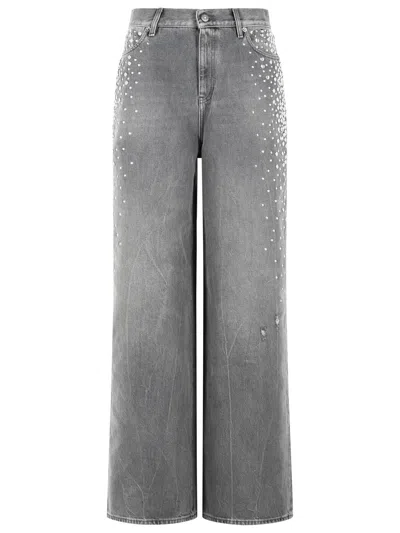 Golden Goose Vintage Melody Boyfriend Jeans In Gray