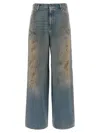 Golden Goose Distressed-effect Jeans In Blue