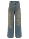Golden Goose Distressed-effect Jeans In Blue