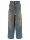 Golden Goose Melody Jeans Blue In Blue