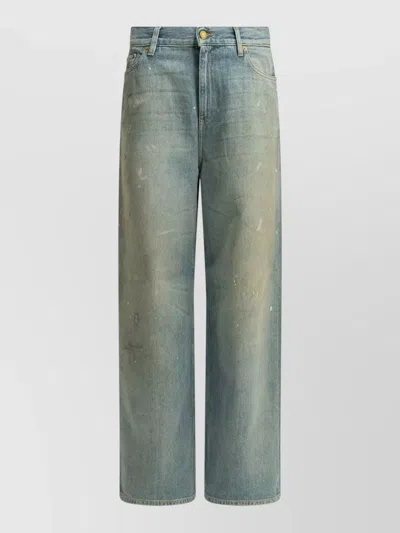 Golden Goose Melody Relaxed Boyfriend High Waist Jeans In Blue