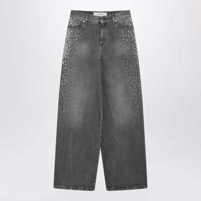Golden Goose Melody Vintage-wash Cotton Boyfriend Jeans, Grey In Gray