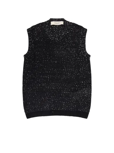 GOLDEN GOOSE MELYSSA SWEATER WITH SEQUINS