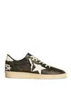 Golden Goose Ball Star Sneakers In Black/white