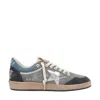 Golden Goose Ballstar Double Upper Without Heel Leather And Suede Upper Suede Toe And Spur Laminated