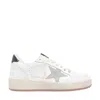 Golden Goose Deluxe Brand White Low Top Sneakers With Star Patch In White