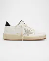 Golden Goose Men's Ballstar 2 Leather Low-top Sneakers In White/ice/black