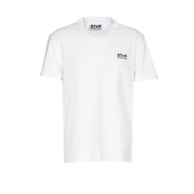 Golden Goose Men Big Star T-shirt In White
