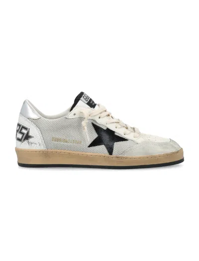 Golden Goose Men's Black Low-top Leather Sneakers For Ss24 By