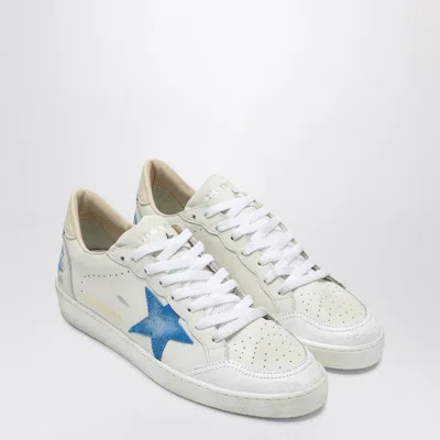 Golden Goose Men's /bluette/wood Ash Ballstar Sneakers In Multi