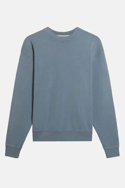 Golden Goose Men Boxi Sweatshirt Logo Patch In Blue