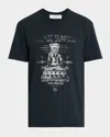Golden Goose Retro Maxi Print Graphic T-shirt In Washed Black
