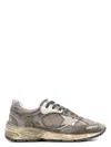 Golden Goose Men's Running Dad Suede And Nylon Upper Leather Star And Heel Sneaker In Black