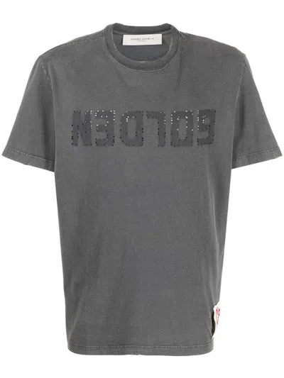 GOLDEN GOOSE GOLDEN GOOSE MEN DISTRESSED T-SHIRT