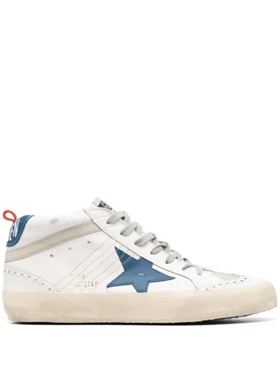 Golden Goose Men's Fw23 Midstar Sneakers In Maroon