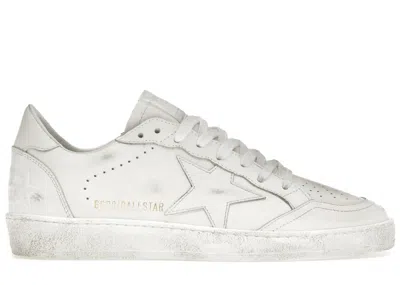 Pre-owned Golden Goose Men's  Ball Star Triple Sneakers In White