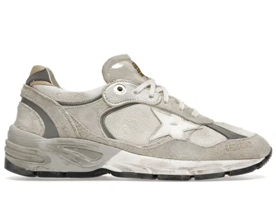 Pre-owned Golden Goose Men's  Dadstar Sneakers In Off White/light Grey In Gray
