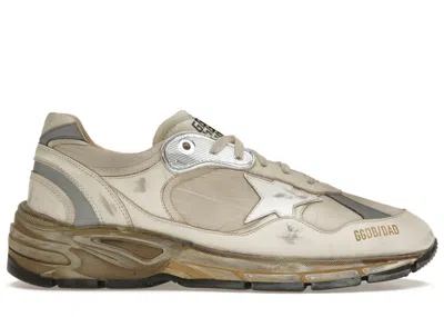 Pre-owned Golden Goose Men's  Running Dadstar Sneakers In White/beige