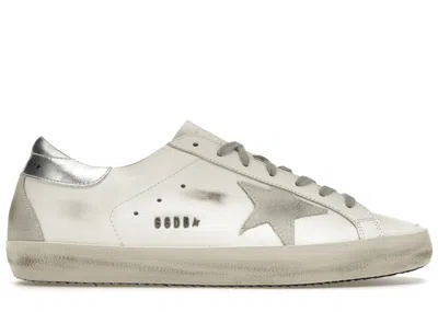 Pre-owned Golden Goose Men's  Superstar Sneakers In White/ice/silver