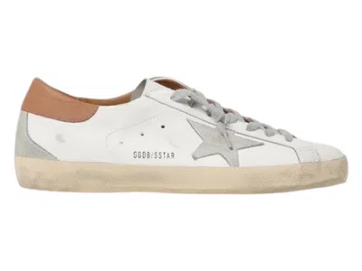Pre-owned Golden Goose Men's  Superstar White Ss25 Sneakers In Wihte/grey/brown