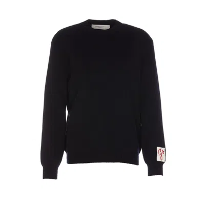 GOLDEN GOOSE GOLDEN GOOSE MEN GOLDEN LOGO SWEATER