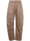Golden Goose Golden M`s Cargo Pant Mixed Cotton Fabric No Bottom Pocket Clothing In Brown
