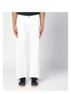 Golden Goose Men's Golden M`s Pant Cory Loose Skate Dyed Bull Denim In White