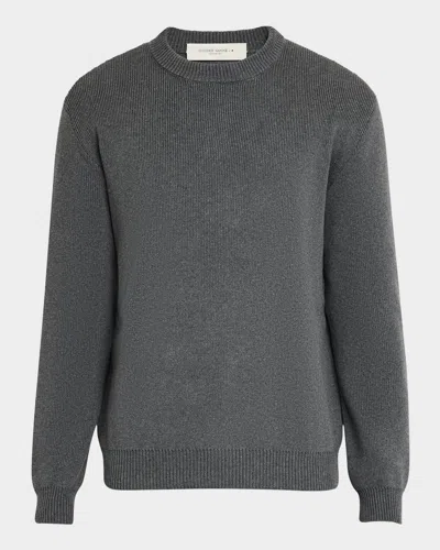 GOLDEN GOOSE MEN'S GOLDEN MS REGULAR KNIT CREW SWEATER