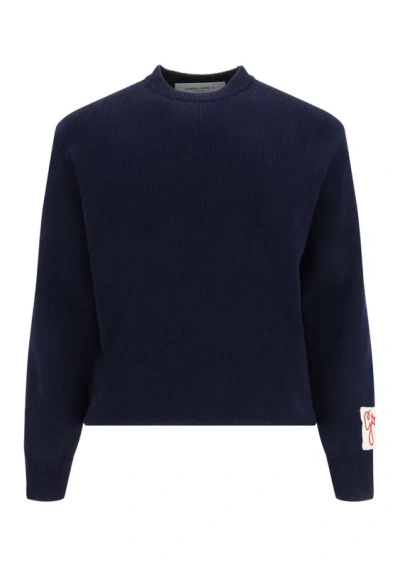 Golden Goose Men Golden Sweater In Blue