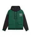 Golden Goose Unisex Reversible Over Zipped Hoodie In Green