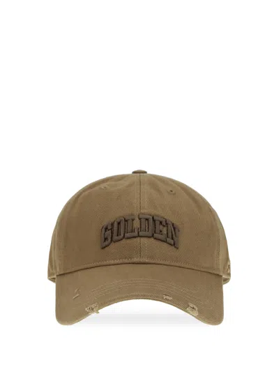 Golden Goose Men Journey Baseball Hat In Brown