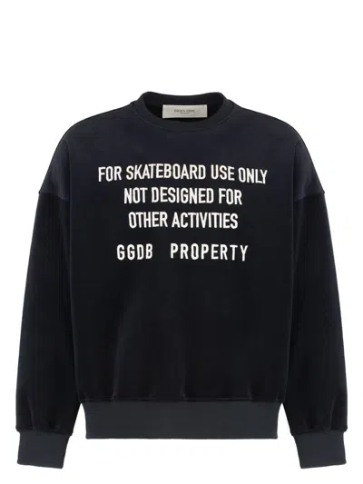GOLDEN GOOSE MEN'S JOURNEY CREW NECK SWETASHIRT