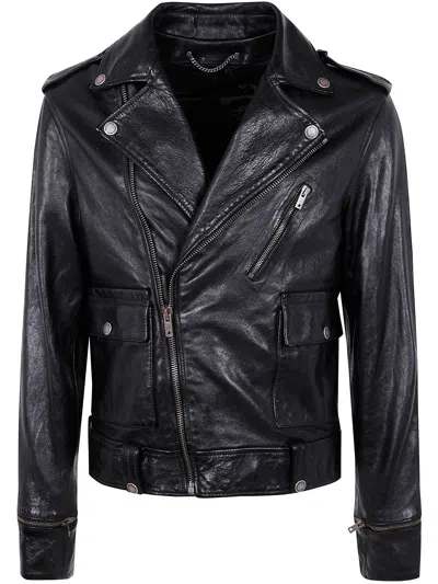 GOLDEN GOOSE GOLDEN GOOSE MEN JOURNEY M`S JACKET CHIODO NAPPA WAXED