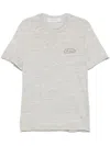 Golden Goose `journey` Regular T-shirt With Lettering Print In Multicolor