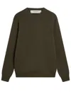Golden Goose Deluxe Brand Logo Detailed Crewneck Jumper In Green