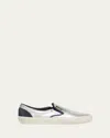 Golden Goose Unisex Vce Laminated Leather Sneaker In Silver Black In Silver/black