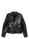 Golden Goose Men's Leather Jakcet In Black