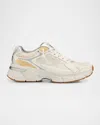 Golden Goose Lightstar Leather Net And Suede Upper Tpu Star Net Heel A In White