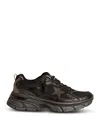 Golden Goose Lightstar Net And Leather Upper Tpu Star Net Heel And Spur In Black