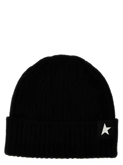 GOLDEN GOOSE GOLDEN GOOSE MEN LOGO LABEL BEANIE
