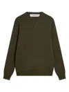Golden Goose Deluxe Brand Logo Detailed Crewneck Jumper In Green