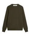 Golden Goose Deluxe Brand Logo Detailed Crewneck Jumper In Green