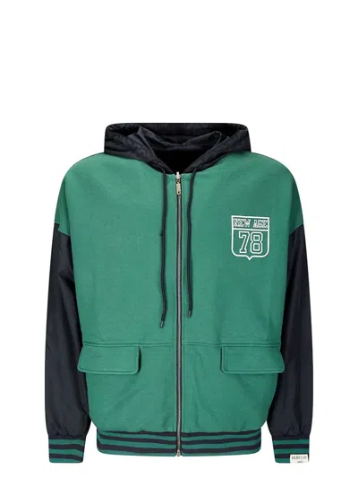 GOLDEN GOOSE MEN'S ORGANIC COTTON REVERSBILE HOODIE
