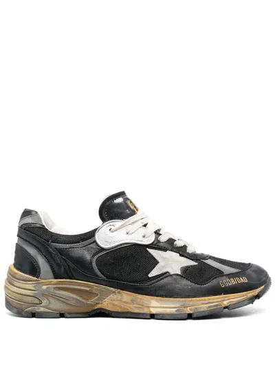 Golden Goose Men Running Dad Net And Nappa Upper Suede Star