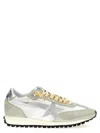 Golden Goose Mens White/comb Men's Marathon Runner Suede And Mesh Low-top Trainers Eur 45 / 11 Uk In Gray