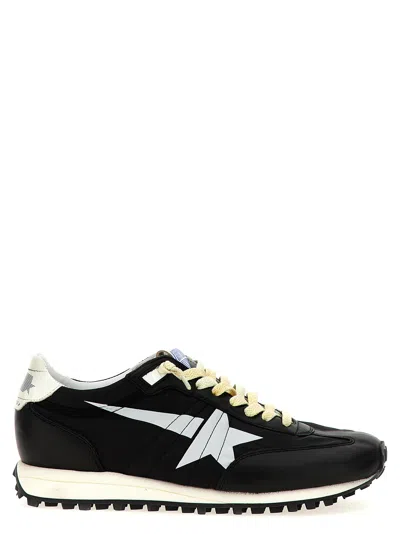 Golden Goose Men 'running Marathon M77' Sneakers In Black