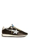Golden Goose Contrast Stitching Marathon Running Sneakers In Blackwhite