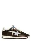 Golden Goose Contrast Stitching Marathon Running Sneakers In Black